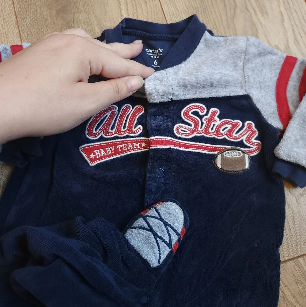 Carter's 6m terry cloth sleeper